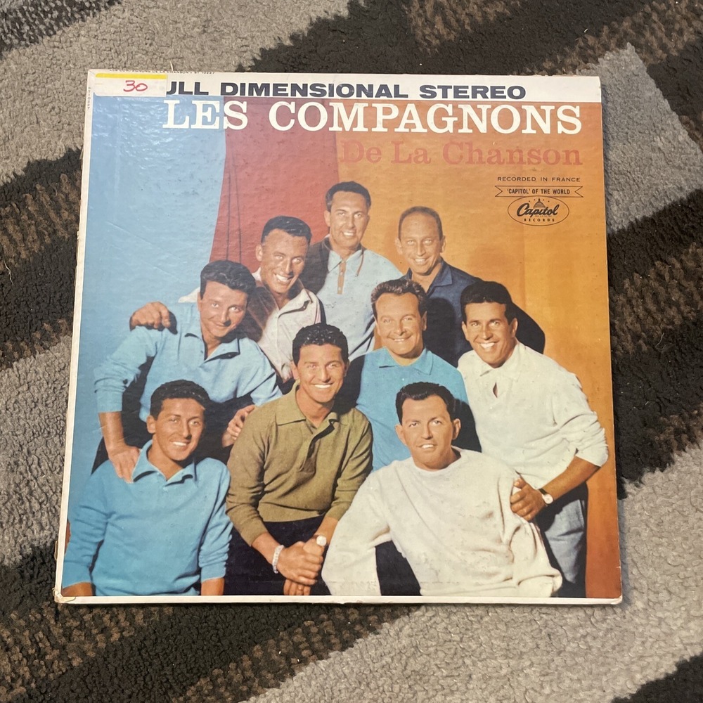Les Compagnons De La Chanson Self Titled LP Vinyl Record Album
